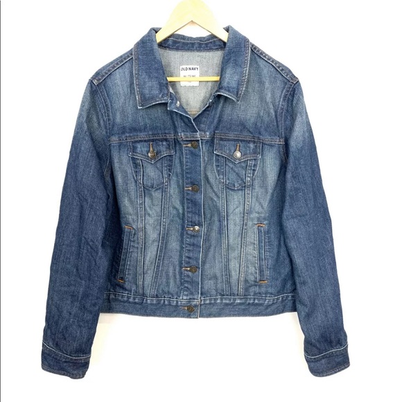 Old Navy Jackets & Blazers - Old Navy Button Down Denim Trucker Jean Jacket XXL